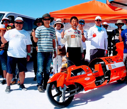 2019年8月ソルトレイクのボンネビルにて